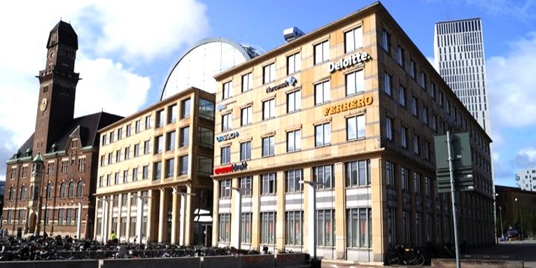 Indgangen til Øresunddirekts informationscenter i Malmø